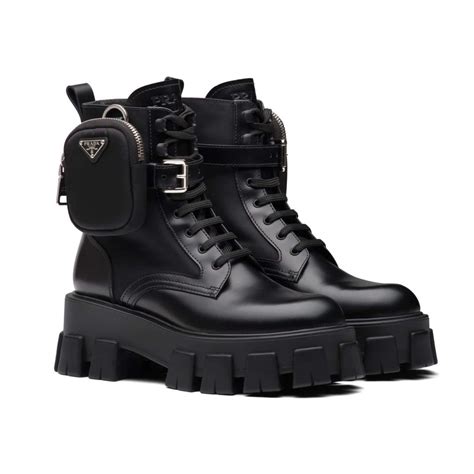 prada fabric cowboy boots|prada boots for women.